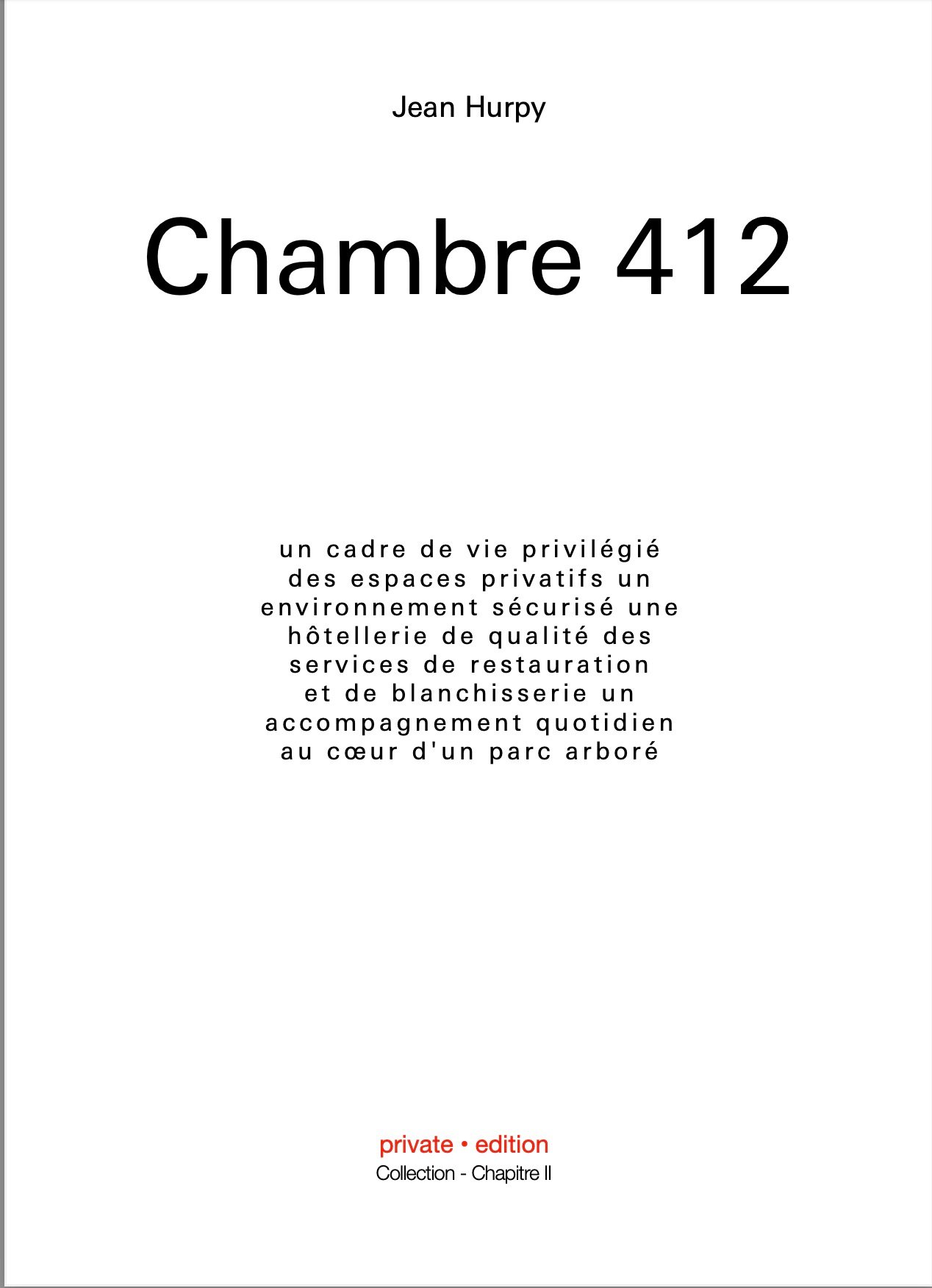 Chambre 412 - couverture