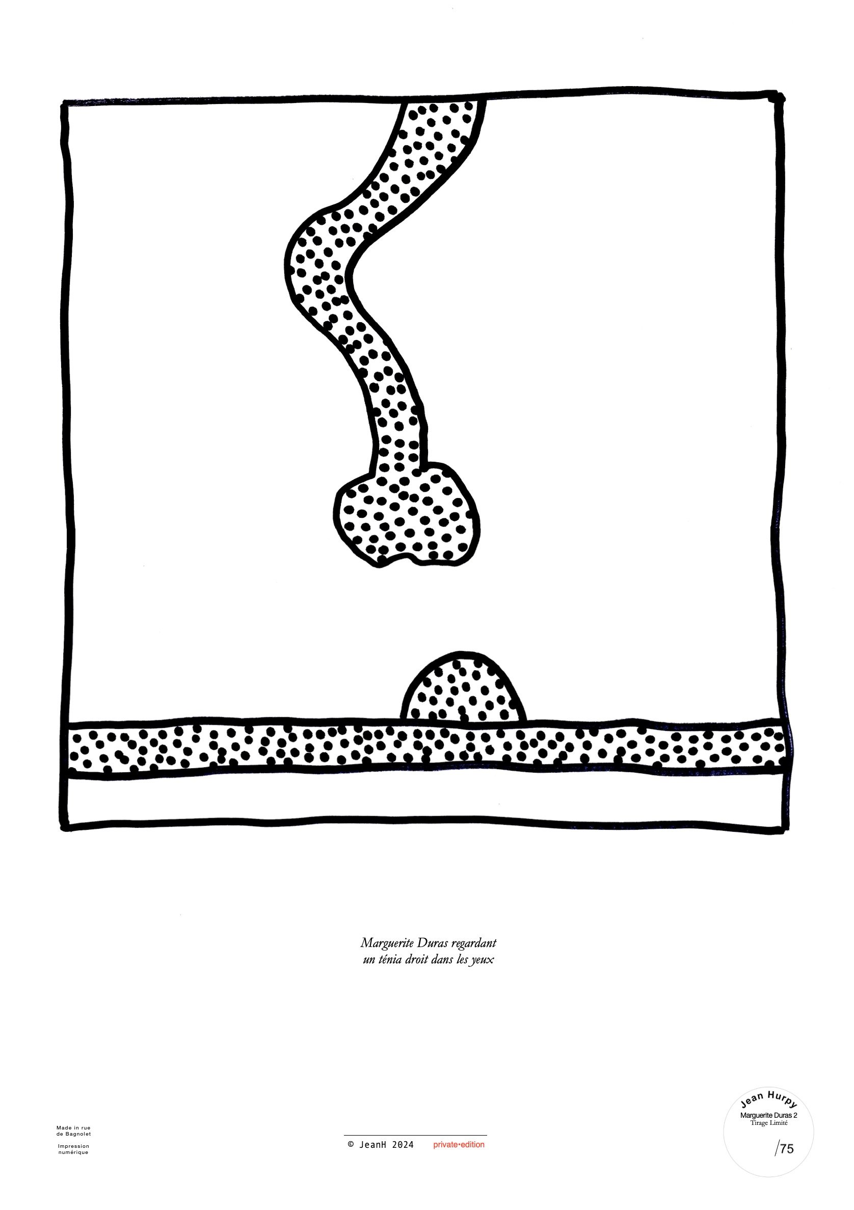Marguerite Duras - tirage